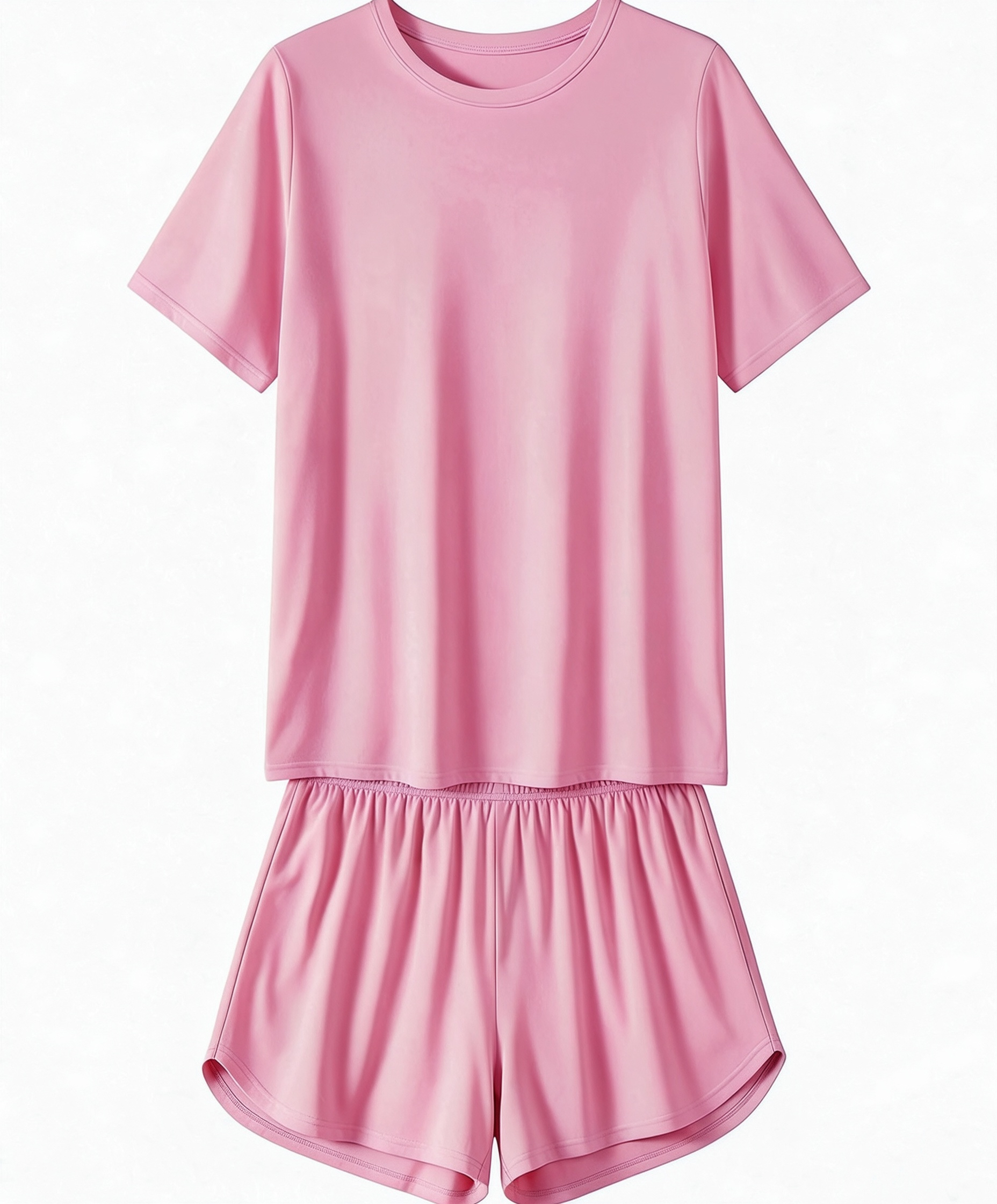 Adult Bamboo Fiber Short Sleeve & Shorts Set