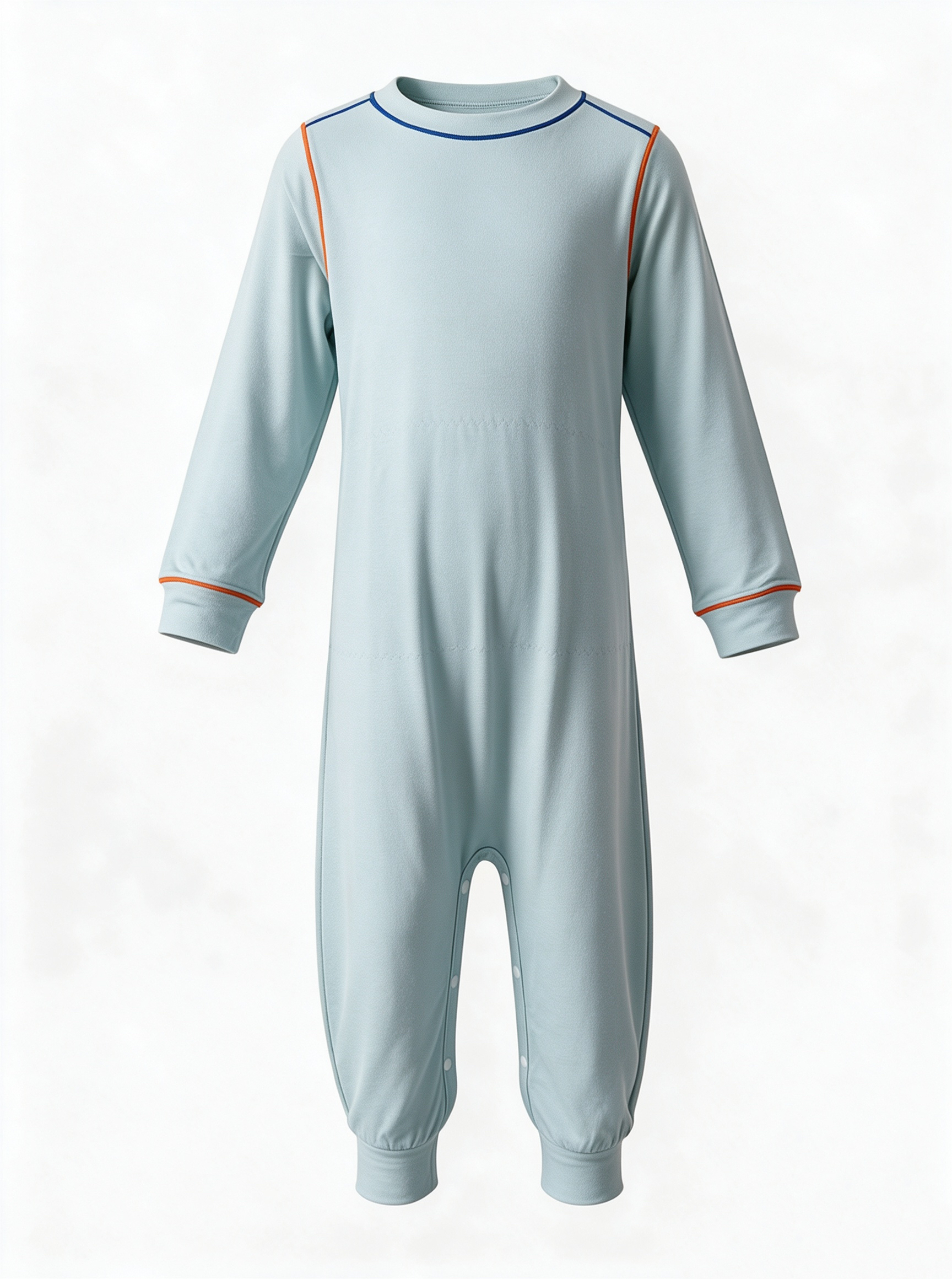 Baby Bamboo Fiber Piping Jumpsuit