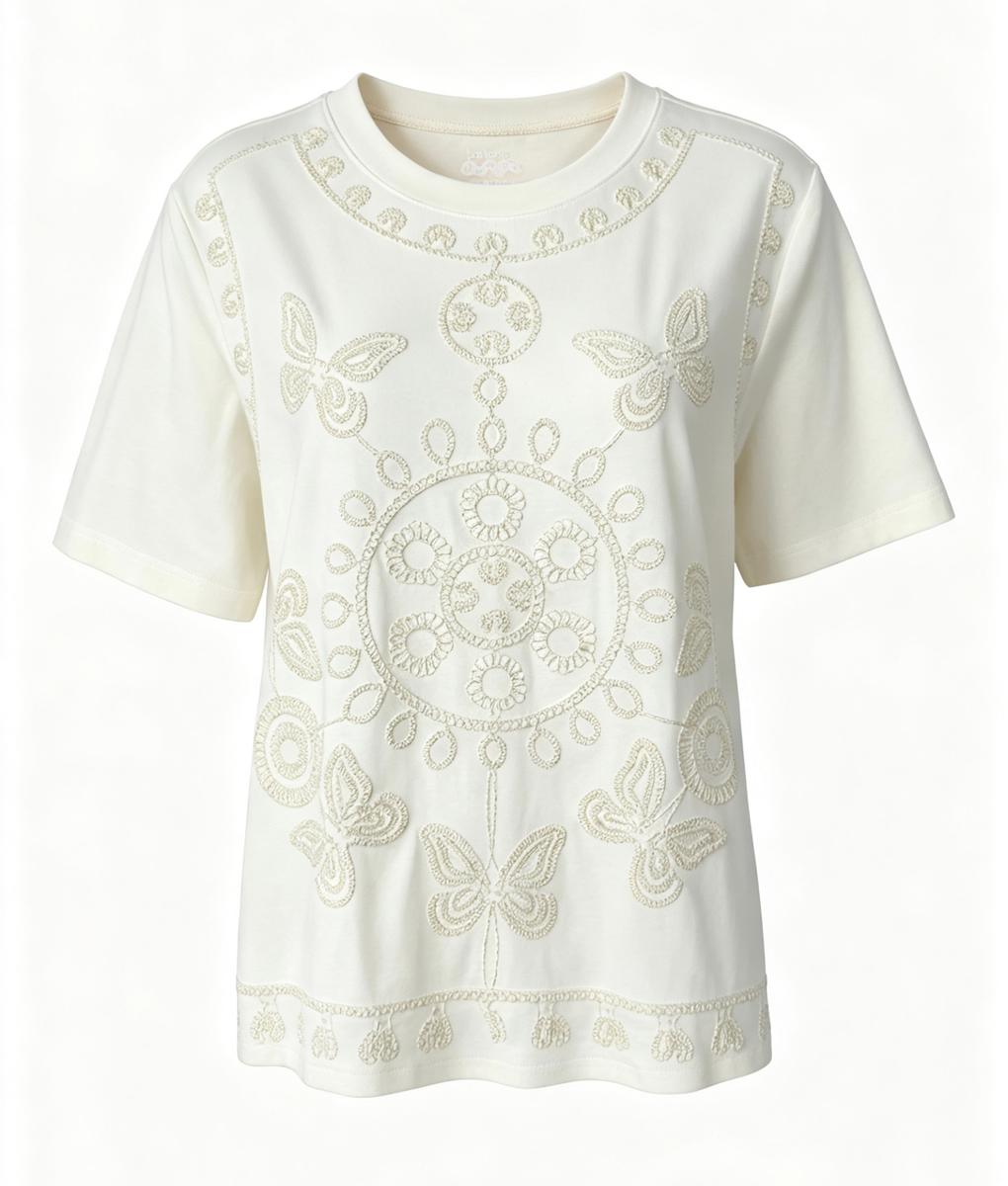 Women Embroidered T-shirt 5