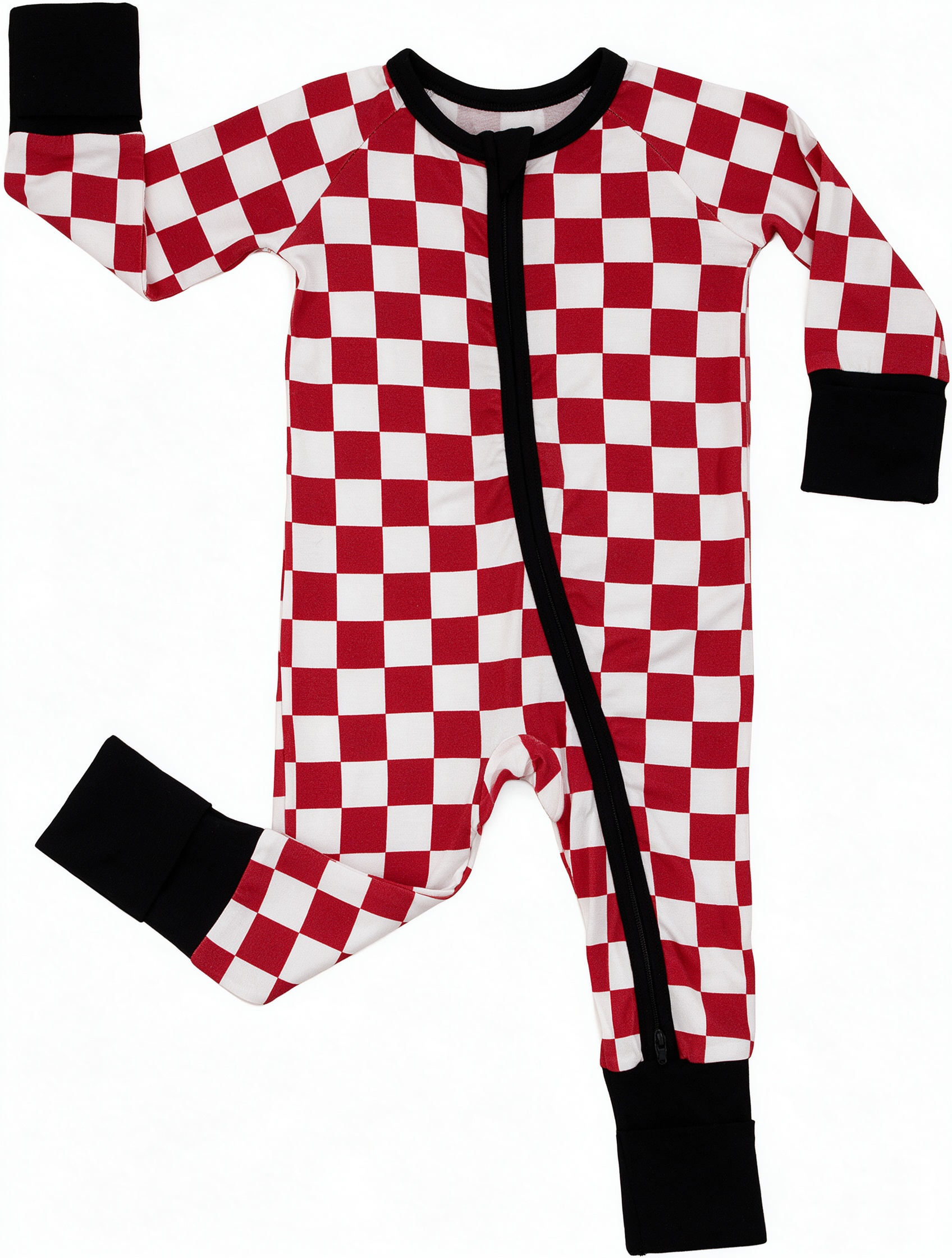 Baby Bamboo Fiber Zipper Romper