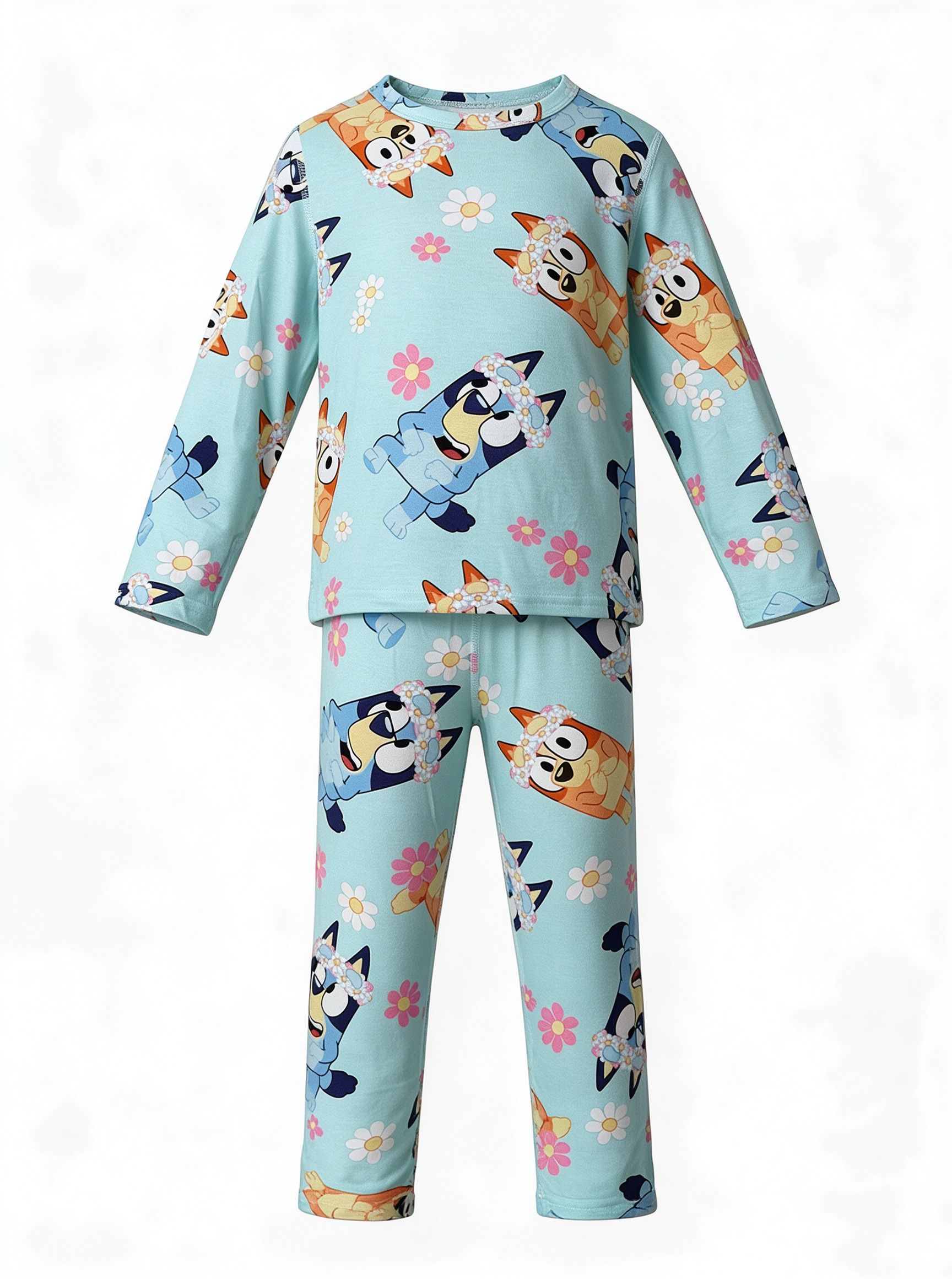 Kids Bamboo Fiber Long Sleeve Pajama Set